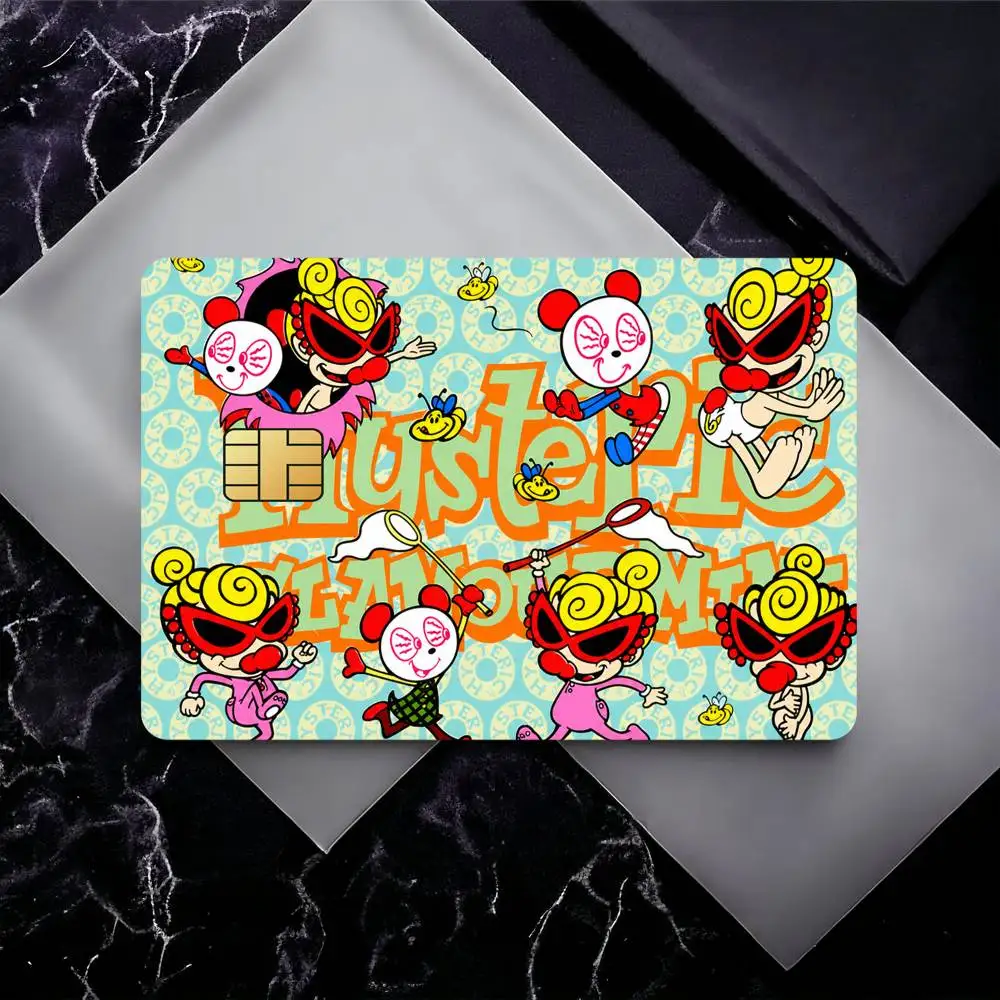 Fashion H-Hysteric Mini Bank Card Sticker Film Tape Skin For Credit Card Debit Card Waterproof Stickers