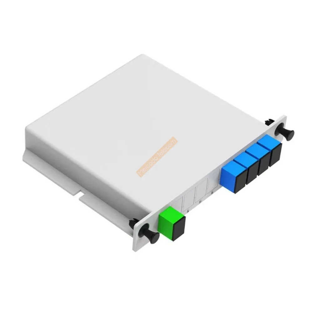 1X2 1X4 1X8 1X16 PLC مقسم الألياف الضوئية 1-2 1-4 1-8 1-16 SC UPC صندوق كاسيت المكونات في نوع مقسم بصري
