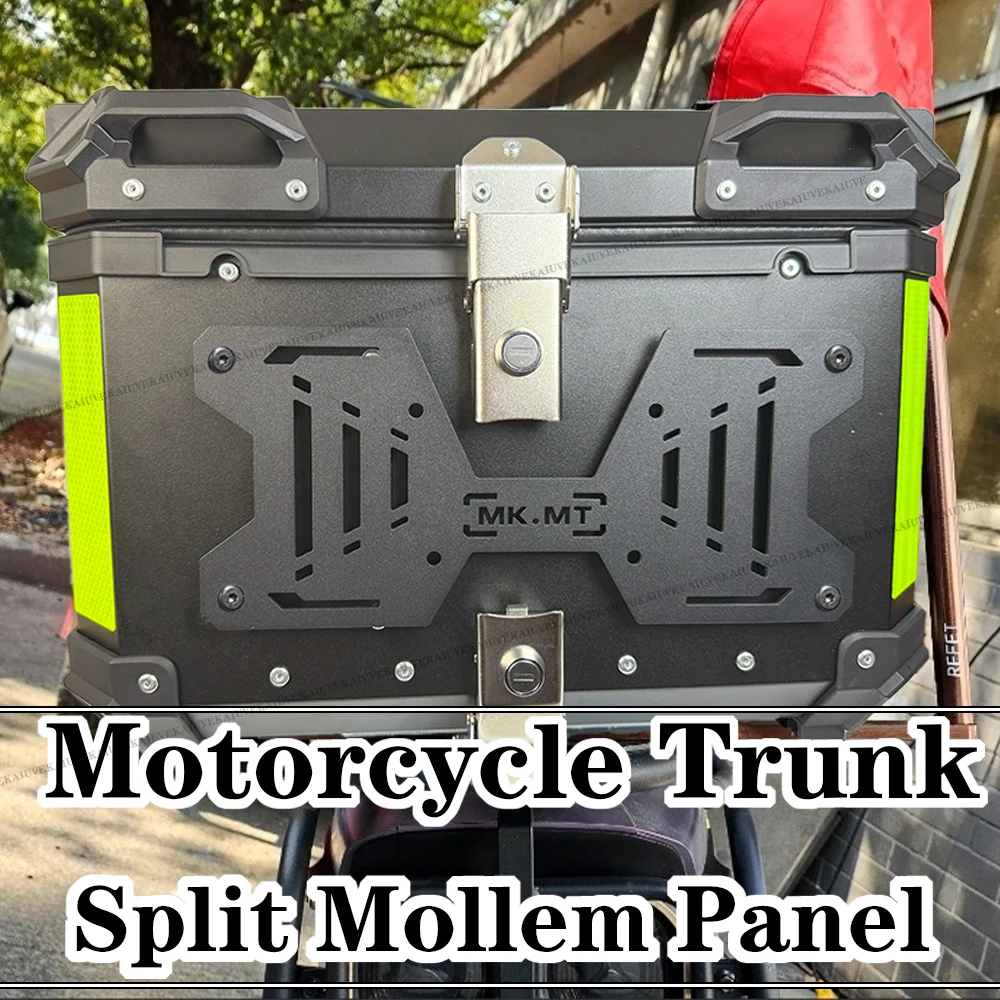 

1PCS Motorcycle Molle Panel For Trunk Storage carbon Steel Waterproof Tactical Universal Side Box Organizer Modular Storage