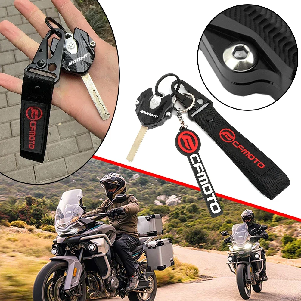 Брелок с ЧПУ + чехол для ключей, костюм для CFMOTO CF MOTO MY22 CLX700 CLX 700 800 MT 800MT MT800, аксессуары для мотоциклов Брелок с ЧПУ + чехол для ключей, костюм для CFMOTO CF MOTO MY22 CLX700 CLX 700 800 MT 800MT MT800, аксессуары для мотоциклов