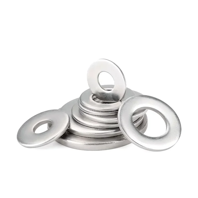 Flat Washer M3 M4 M5 M6 M8 M10 M12M14 16 M18 M20 M22 M24 M33 M36 304 Stainless Steel Gasket Circular Thickened Adjusting Shim