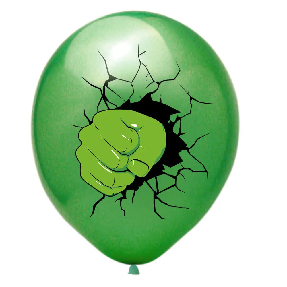 Wunder Superheld 10 Packungen Spider-Man Hulk Iron Man Latex Ballon Kinder Geburtstags feier Rächer Thema Party liefert