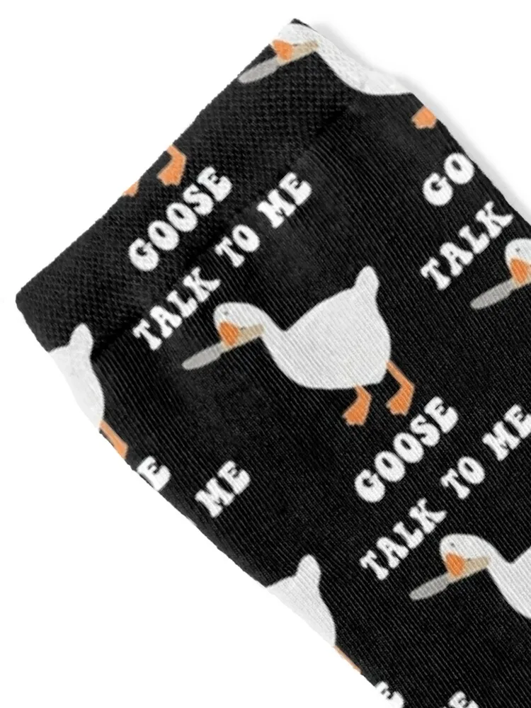 Talk To Me Goose , Goose Lover, Goose Gift, Funny Goose, Cute Socks