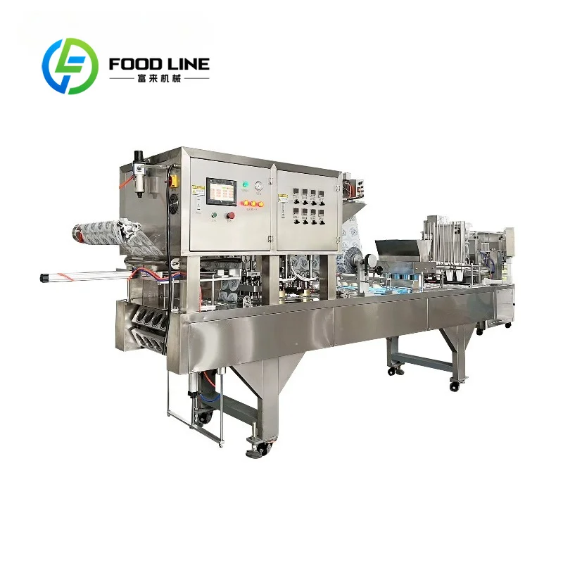 Customize Food Grade Automatic Edible  Ice Cream Cup Filling and Sealing Equipment - Upgrade Your Cold Drink Production Line