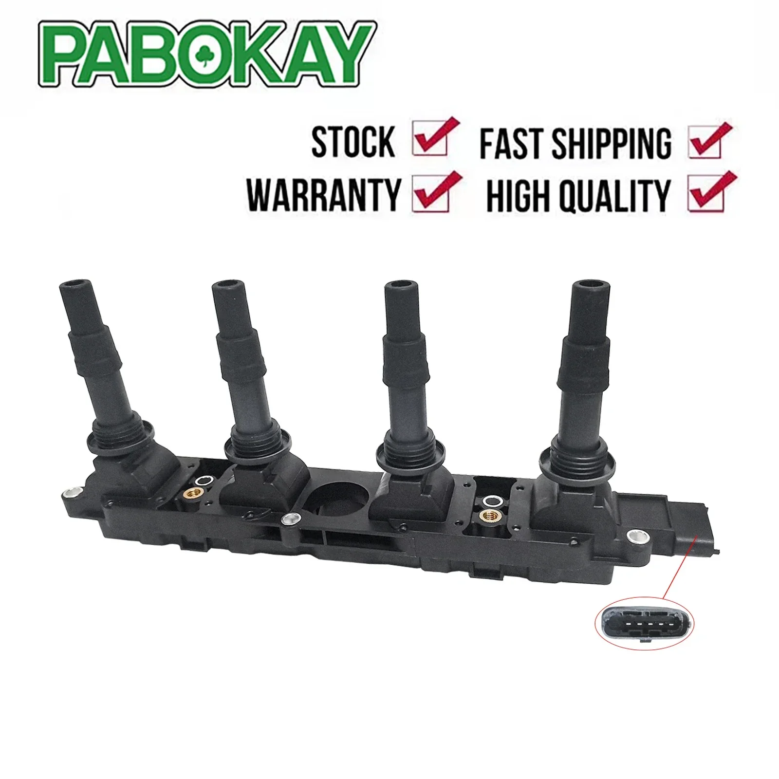 

1 Piece x For Chevrolet Meriva 1.8L 2005-2008 Ignition Coil 5 Pins 1208008 90536194 9119567 IC07105 ZS342 20193 GN10198-12B1