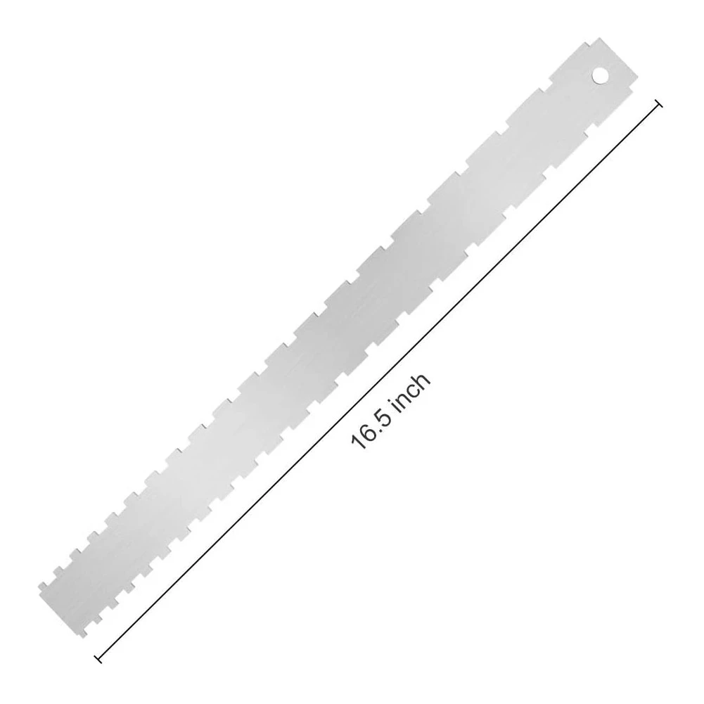 Guitar Neck Notched Straight Edge Fret Rocker String Height Gauge, Luthiers Tool for Guitar Fretboard and Frets