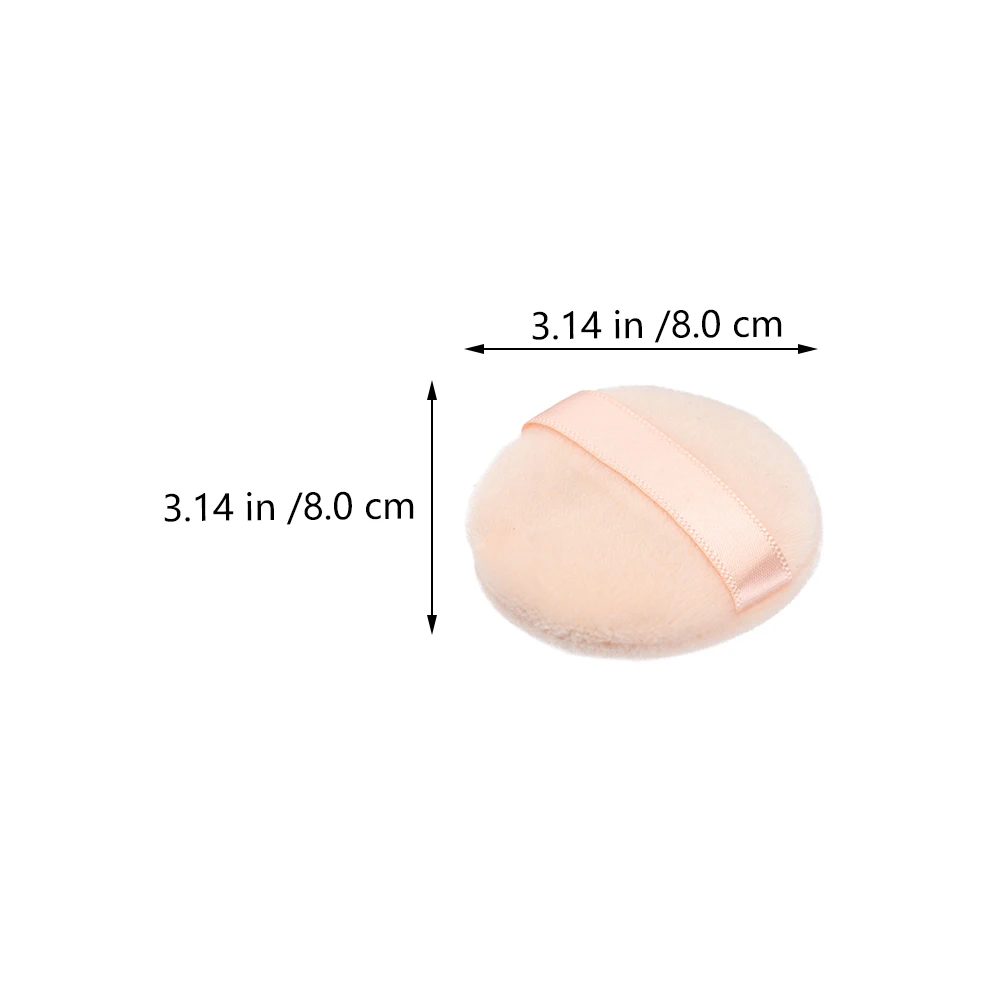 20 pezzi di spugna per cipria sciolta per soffio per trucco, dimensioni compatte, facile da pulire, pelle sicura, strumento per cosmetici per il viso delicato