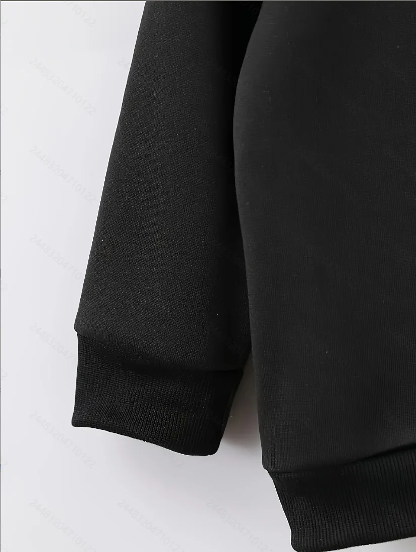 سويت شيرت من الصوف بغطاء للرأس للفتيات الصغيرات للخريف والشتاء مع سراويل طويلة رياضية غير رسمية مناسبة لحديثي الولادة في الهواء الطلق