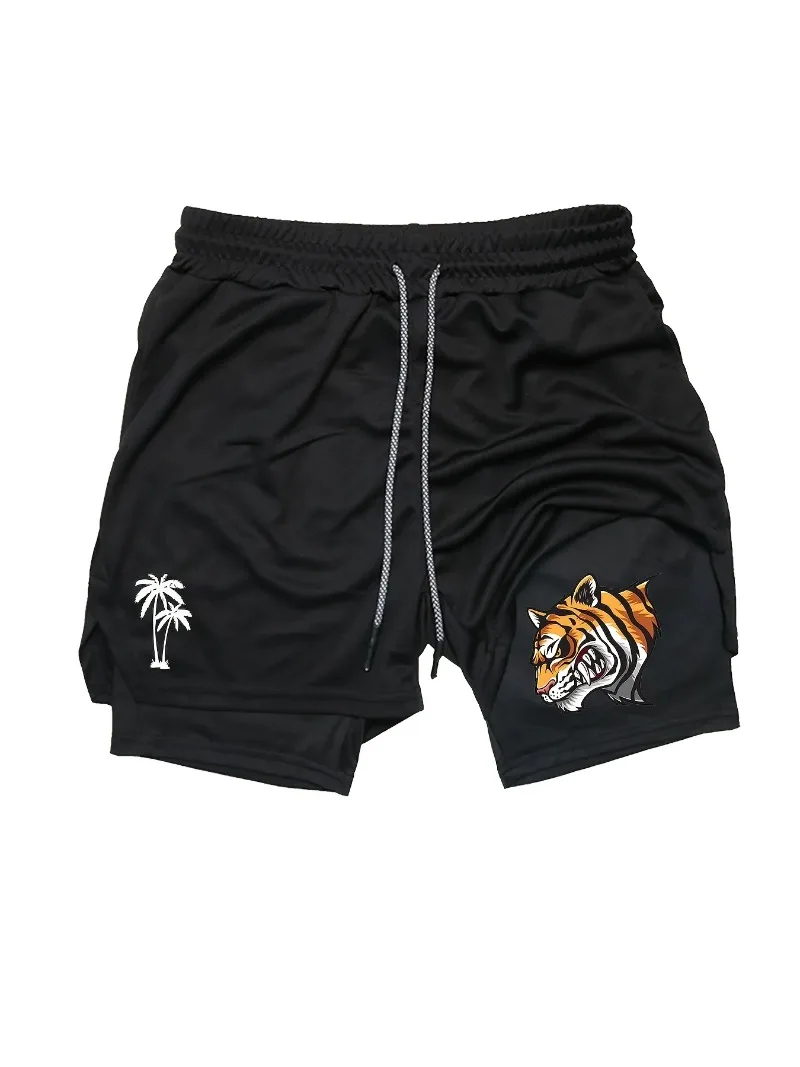 

Летние мужские шорты для фитнеса, быстросохнущие и дышащие, идеально подходят для бега и тренировок с эластичным полотенцем для тренировок