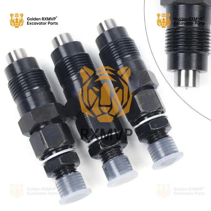 For Kubota D1105(T) D1005 D905 V1505 V1305 16032-53000 16032-53902 16032-53900 3x Fuel Injectors 1g065-53000 16261-53000