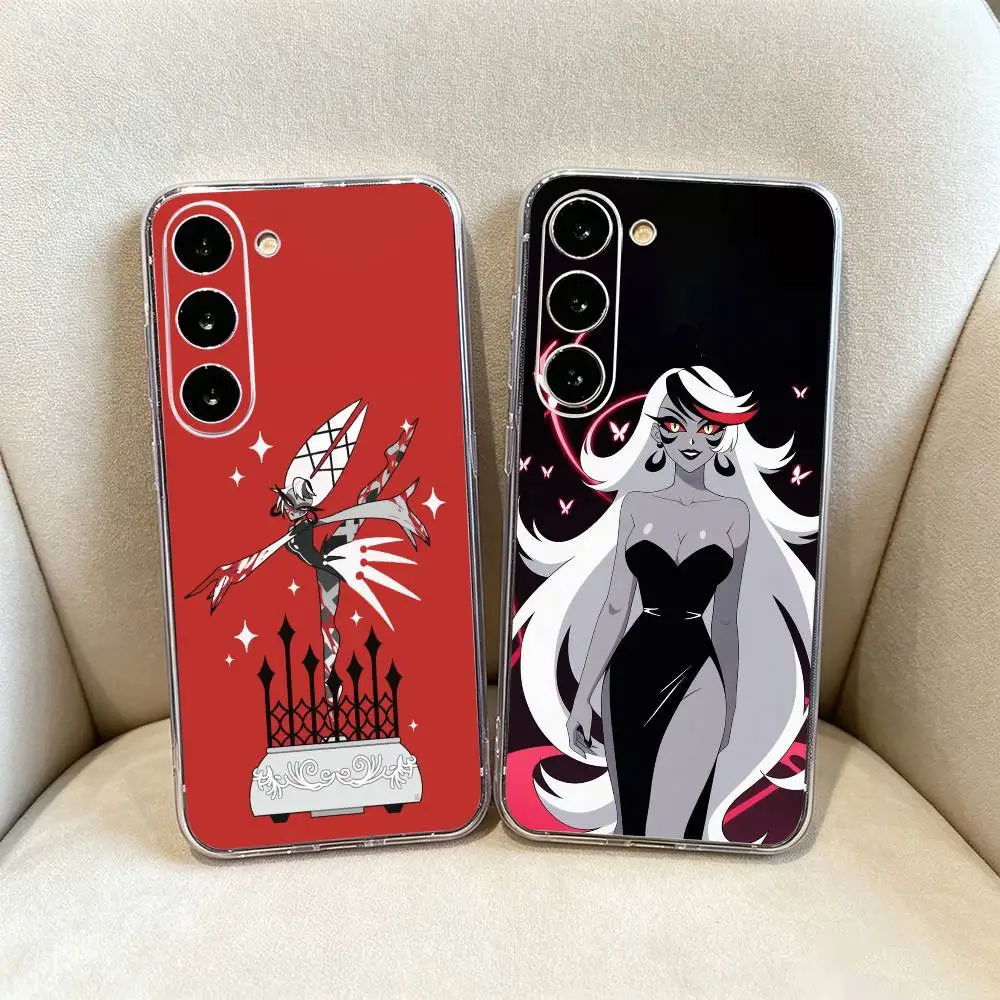 H-Hazbin Hotel C-Carmilla-C- Carmine  Phone Case For Samsung Galaxy A71,A70,A51,A40,A30,A52 Transparent Cover