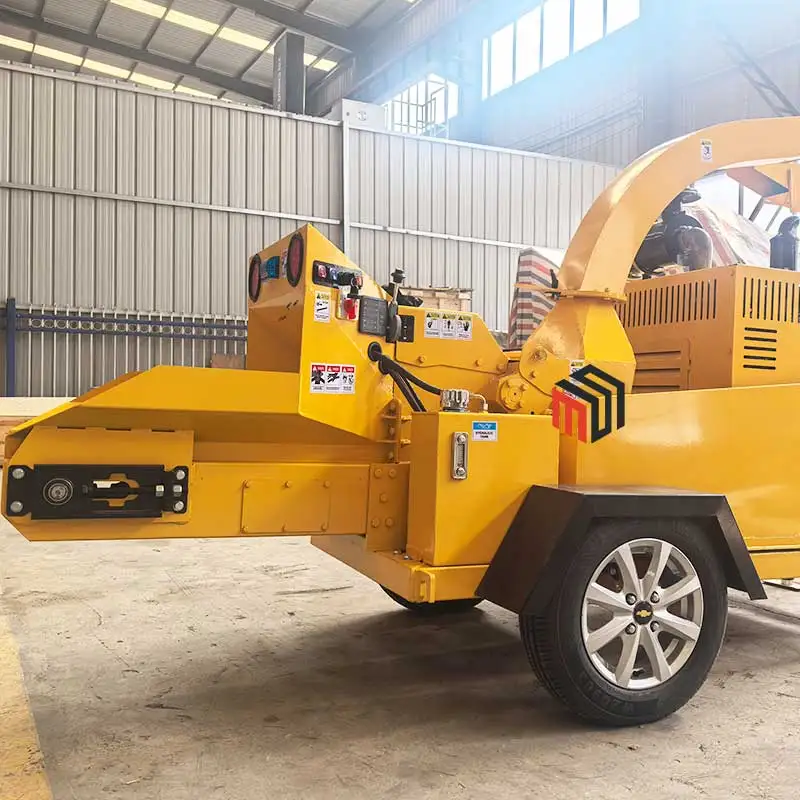 Shengmiao Industrial Tree Branch Shredder Crusher China Forestry Mulcher Large Lumbers Biomass Wood Chipper Machine Price