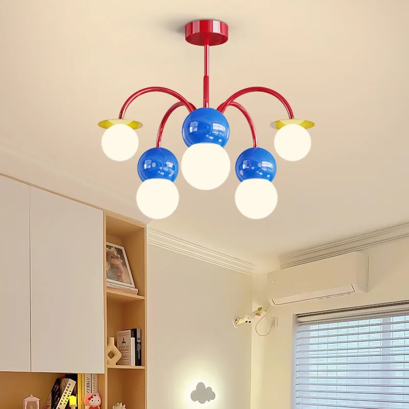 Nordic Cream Styles Bedroom/Children Room Acrylic LED Pendant Lights Designer Creative Interior Household Decoration Luminaires