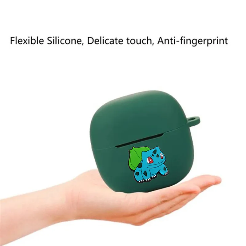 ل Redmi Buds 6 لايت Potdemiel بوكيمون حقيبة سماعة الاذن غطاء سيليكون سماعات لاسلكية شحن صندوق واقية قذيفة مع هوك