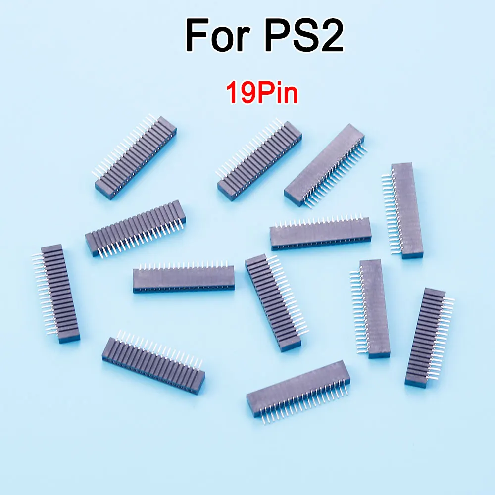 1/2 Stück Leitfolie für PS2-Controller-Tasten, Anschlussbuchse, 18-Pin-19-Pin-Steckplatz für PS2-Gamecontroller-Reparaturteile – Detail 2