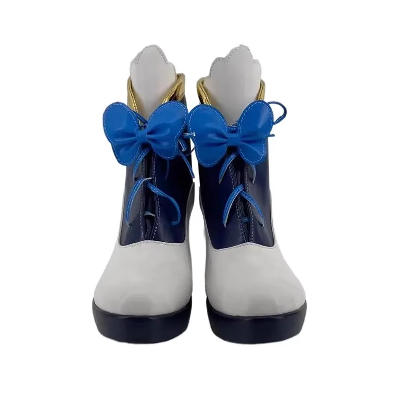 Anime Stars Nijino Yume Cosplay Shoes Unisex Men PU High Heel Boots for Halloween Carnival Party Christmas