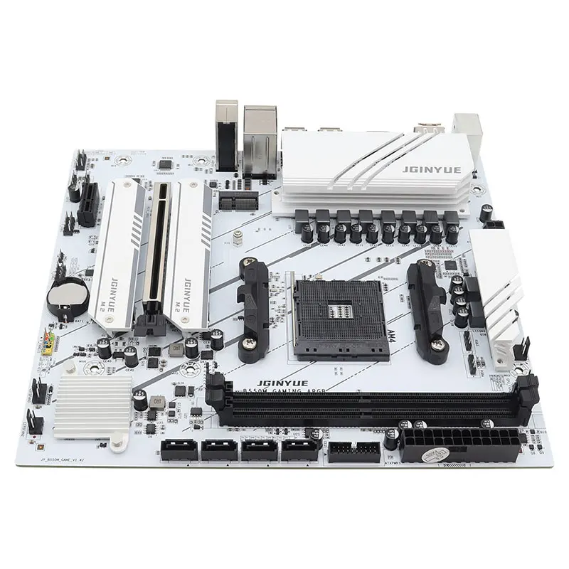 B550M Gaming ARGB Motherboard M-ATX, AMD AM4 4000 und 5000 Serie, 2xDDR4 Steckplätze 64G