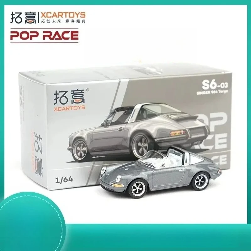 

XCARTOYS POPRACE 1 64, модель автомобиля из сплава, певица 964, Тарага, металлическая серая миниатюрная игрушка