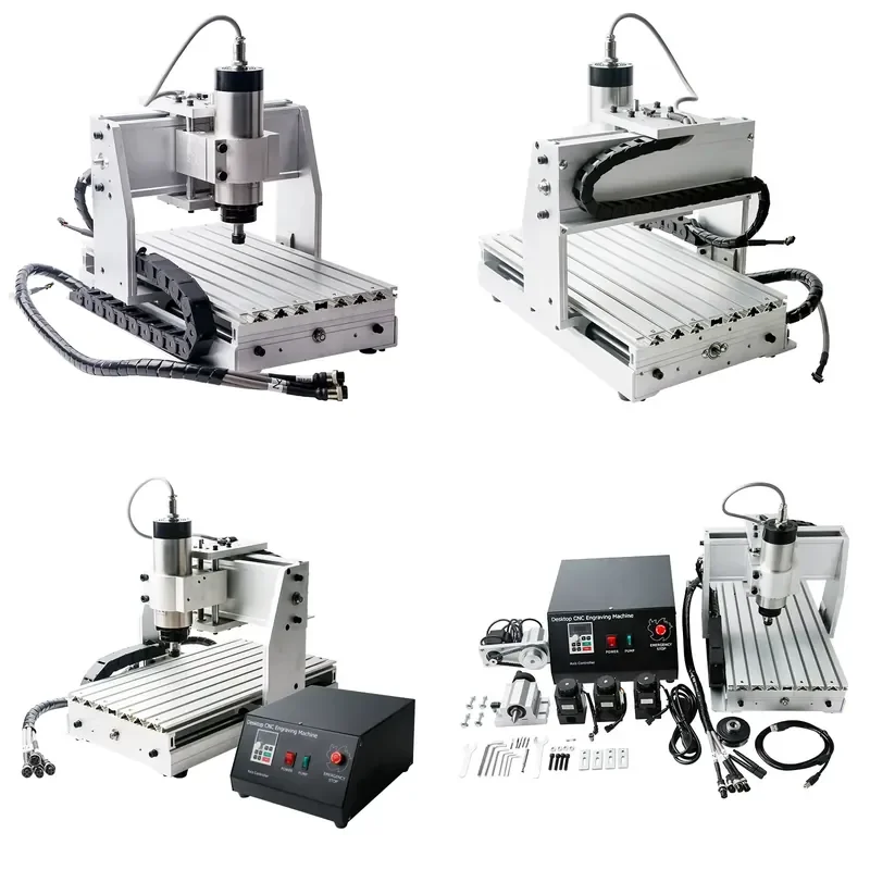 2026 HYCNC 3/4 Axis CNC Router Engraving Machine 3040 Precision Linear Guide for DIY Table Cnc Router for DIY