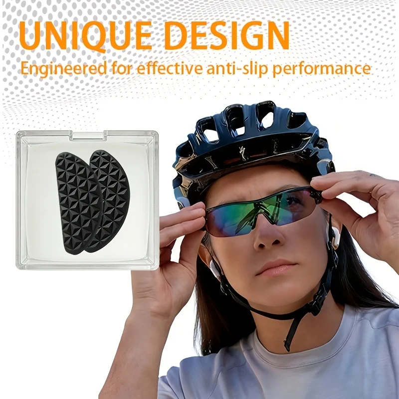 10/20 PCS Glasses Anti Slip Silicone Nose Pads, Sunglasses Nose BridgePatch Lizard like Texture Design Anti Slip Accessories