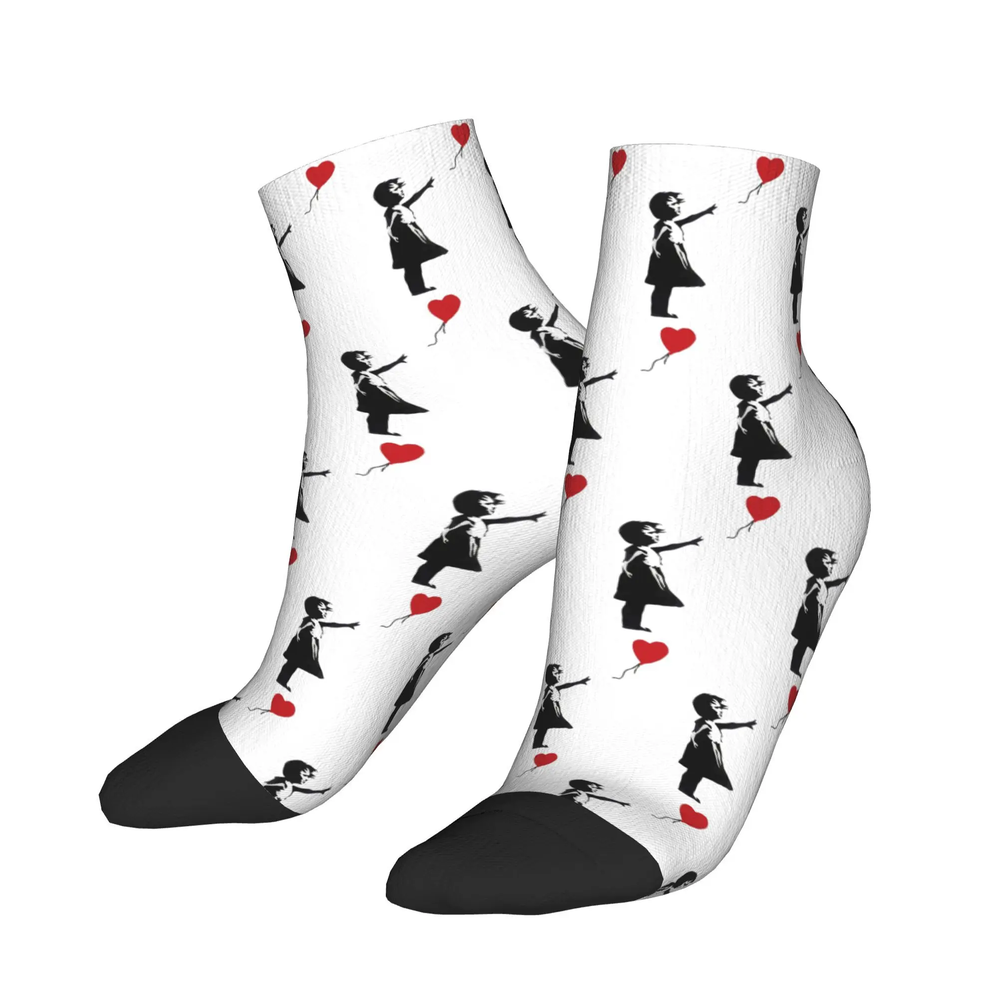 

Бэнкси - носки для девочек с воздушными шарами, чулки высокого качества в стиле Харадзюку, всесезонные носки, аксессуары для мужчин и женщин, рождественские подарки