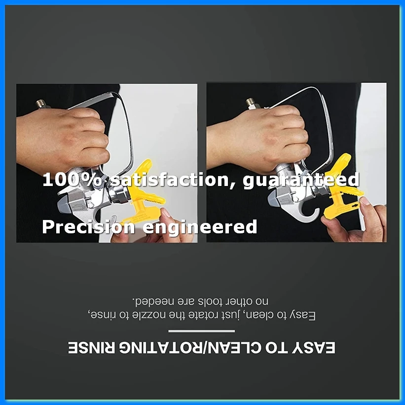 5Pcs Reversible Airless Tips Airless Paint Tips Sprayer Nozzle Spraying Machine Parts(211 313 415 517 619)-A49I