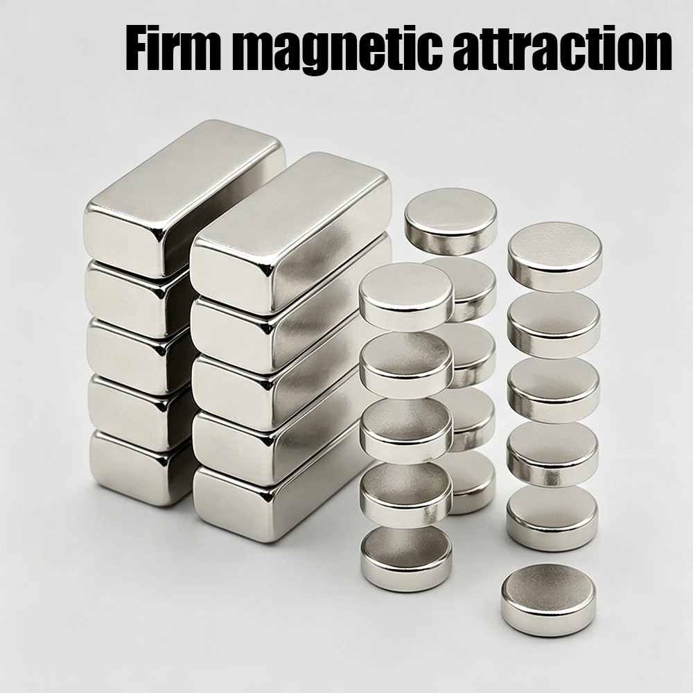 N35 Super Strong Round Neodymium Magnet Block NdfeB Powerful Permanent Magnetic imanes  Magnents Refrigerator Magnet