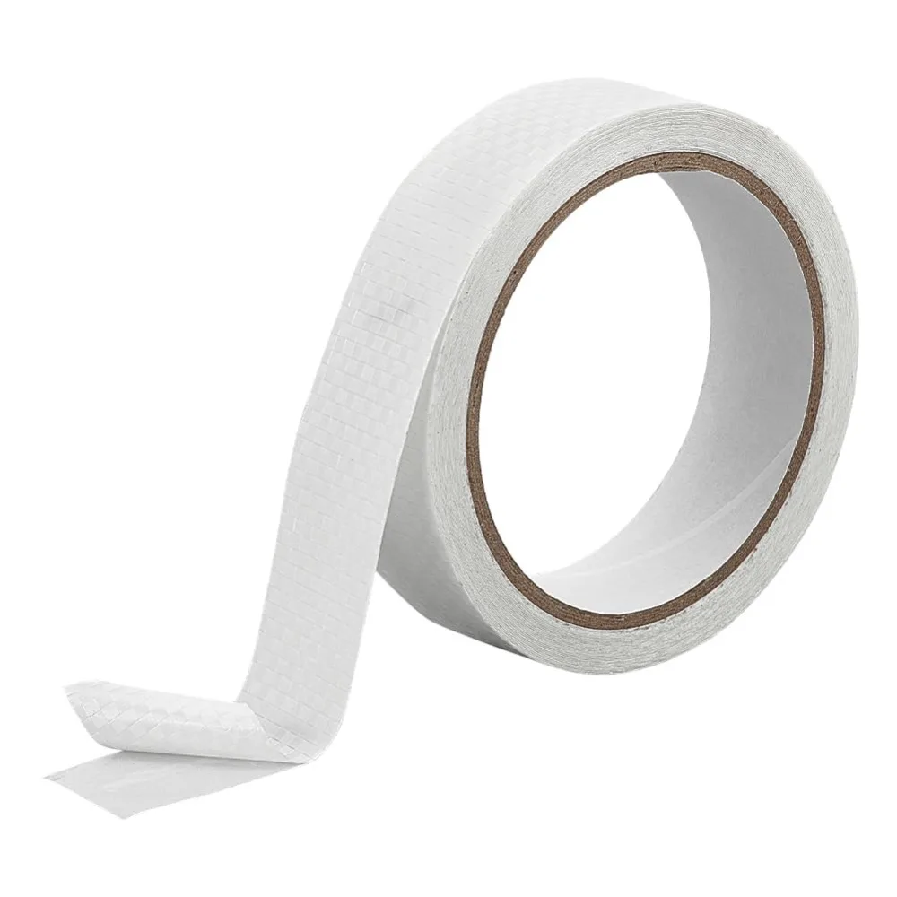 Cloth Adhesive Tape Repairing Tears Cracks Leaks for Backpack Tent Awnings Inflatable Mattresses White 25.4mm 45m/pc