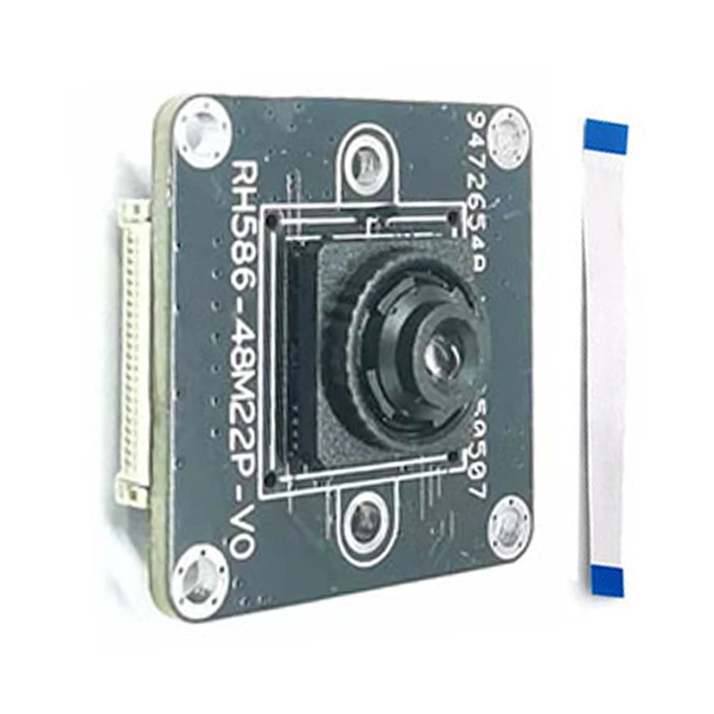IMX586 وحدة الكاميرا HD 48 ميجابيكسل F1.0 فتحة لا تشويه AF FF MF 79 درجة عدسة 4Lane 22P 0.5 مللي متر الملعب MIPI واجهة