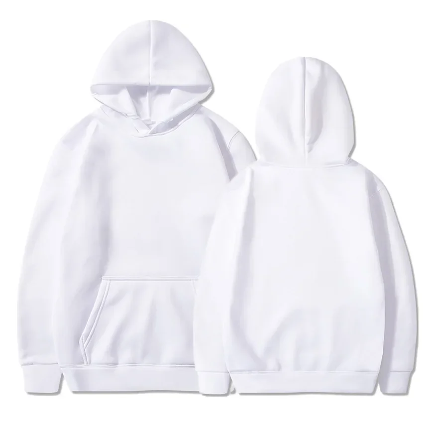 

New solid color sports hoodie men's hoodie long sleeved black streetwear breathable hoodie casual thick warm clothing PVD fashio