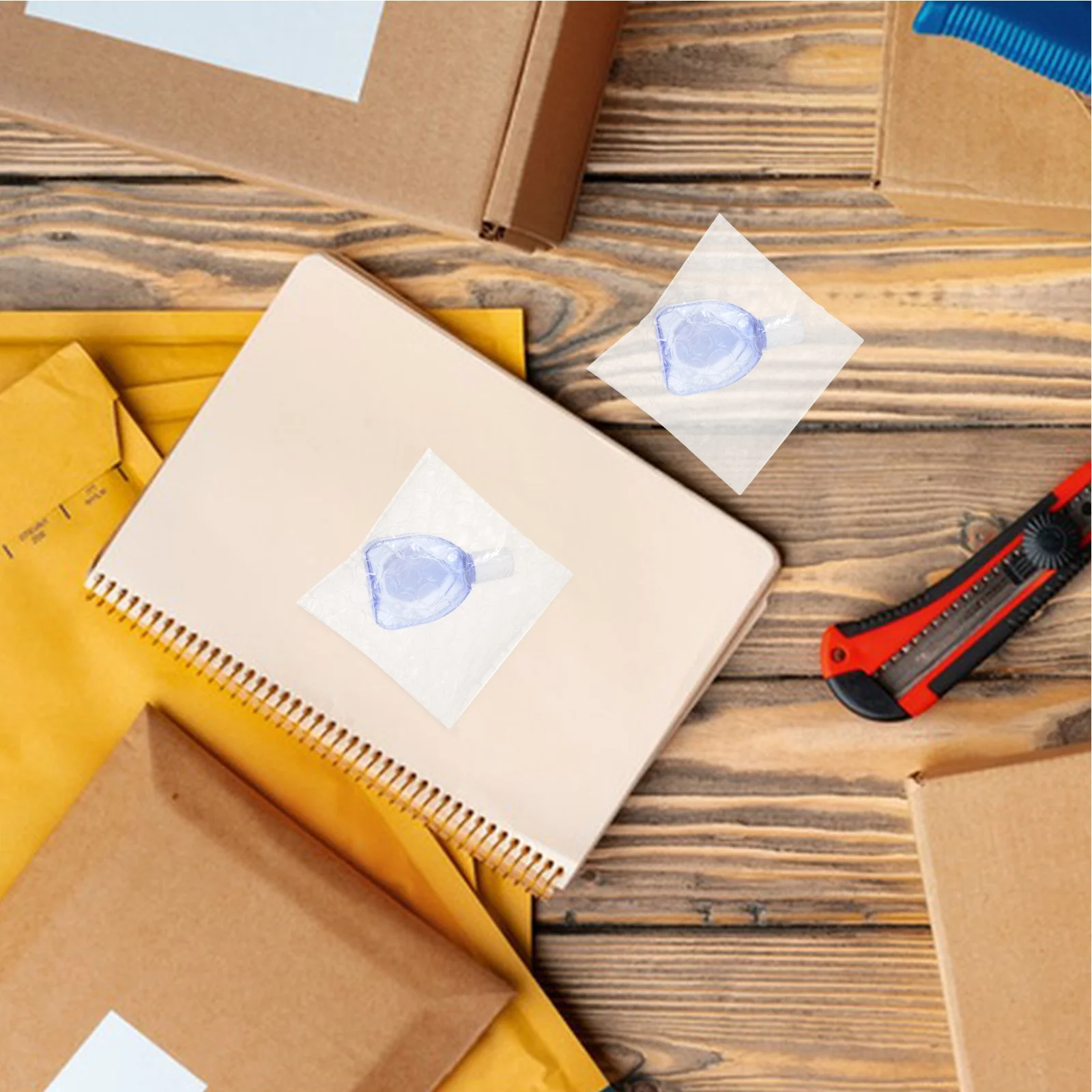 Double Layer Thickened Shockproof Bubble Mailers Self-Sealing Closure Shock Resistance for Moving Shipping Storage Bubble