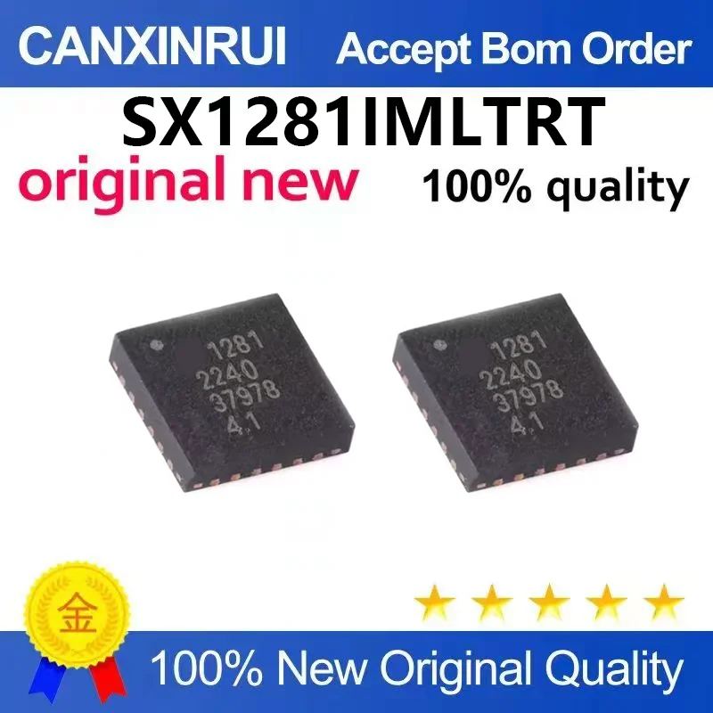（5pcs-10pcs）New original SX1281IMLTRT patch QFN24 wireless RF transceiver chip