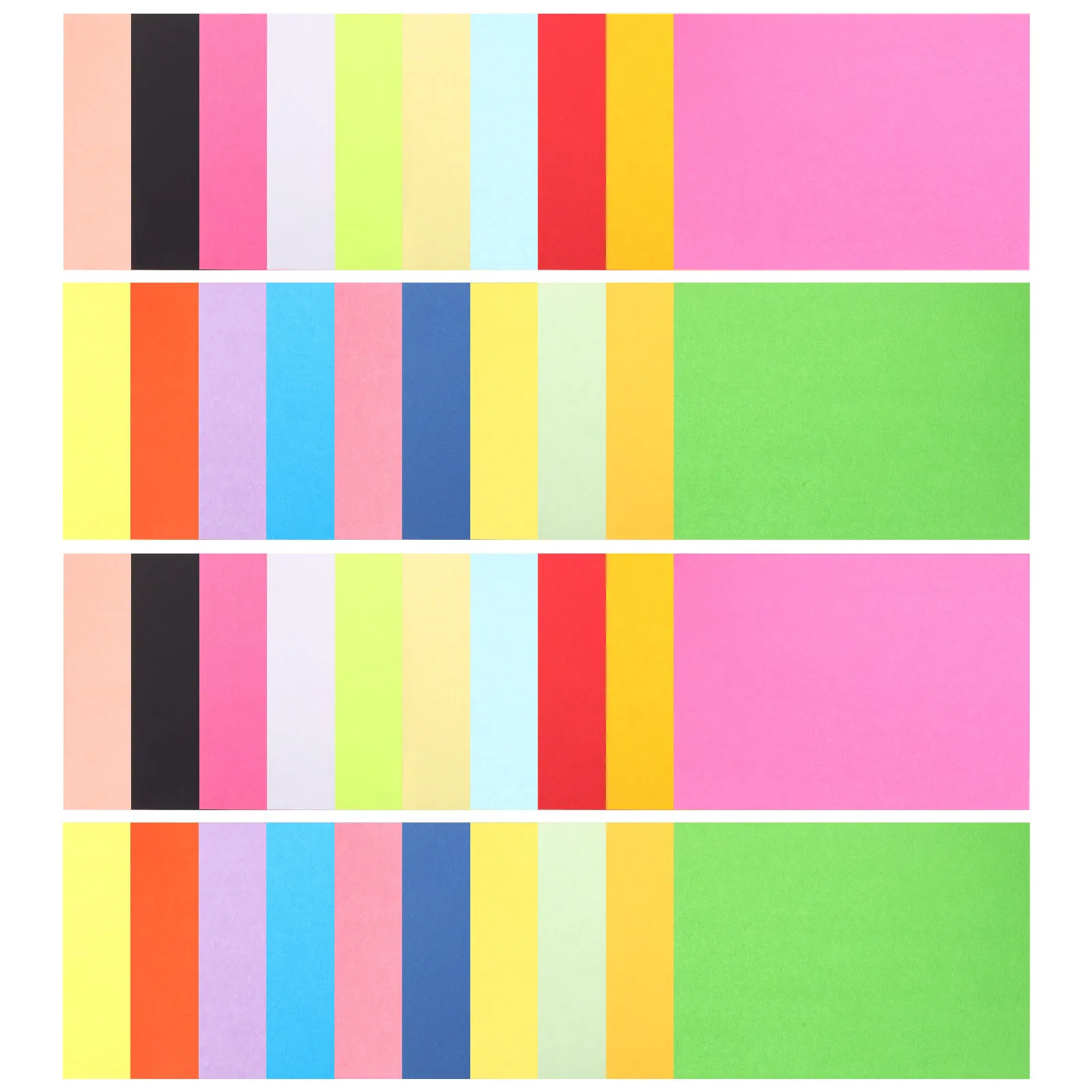 Papel de Origami colorido A4, 100 Uds., papel artesanal para proyectos de bricolaje, grullas de Origami plegables para adultos, estrellas, vacaciones hechas a mano