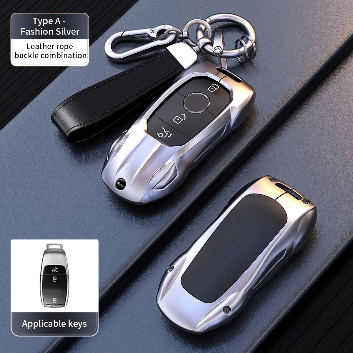 Car Smart Remote Key Case Cover For Mercedes Benz AMG A C E S G Class GLC CLE CLA GLB GLS W177 W205 W213 W222 X167 Accessories