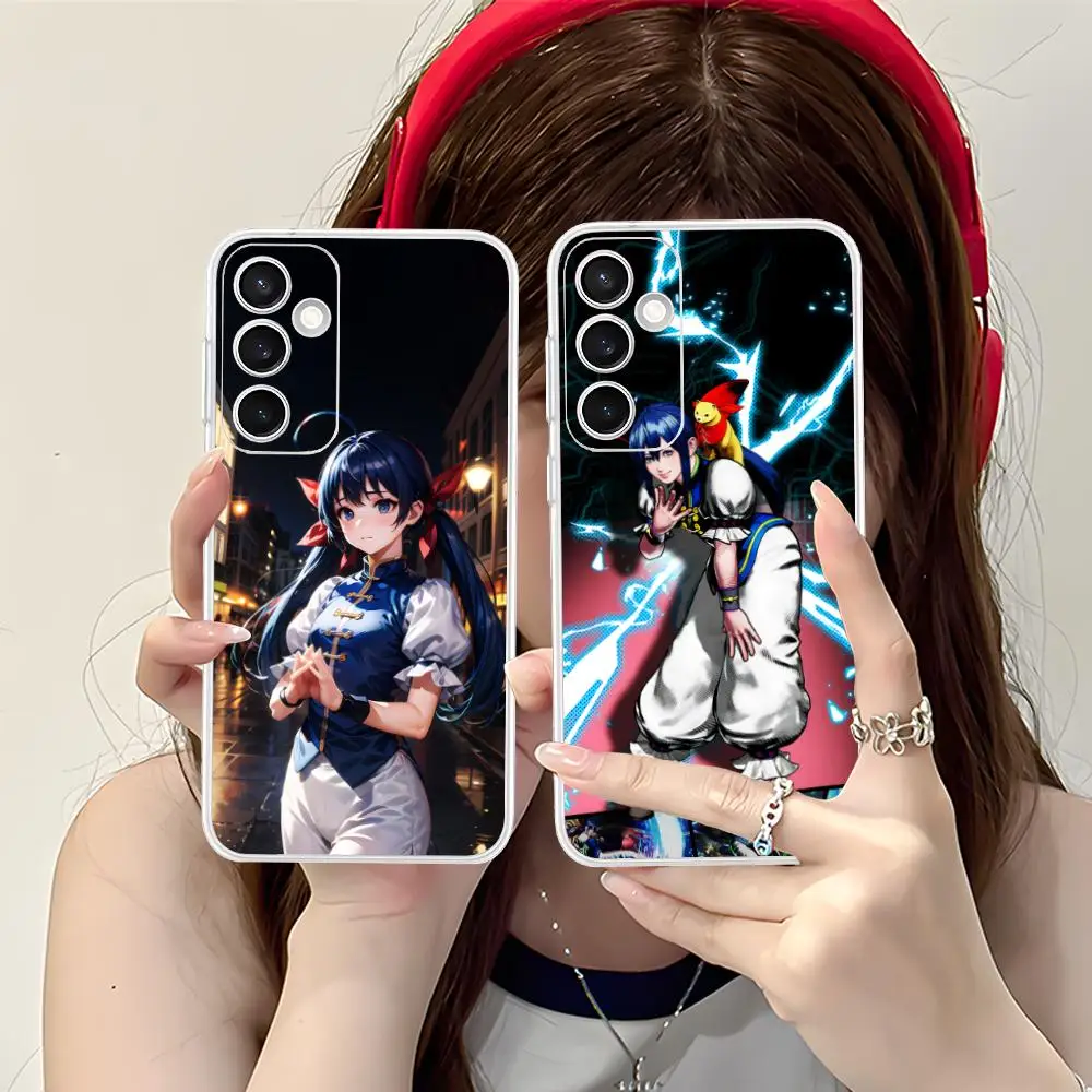 Чехол для телефона Fatal Fury Hotaru Futaba для Samsung Galaxy S25 S24 S23 S22 S21Plus FE Ultra Clear Color Cover Роскошный смартфон