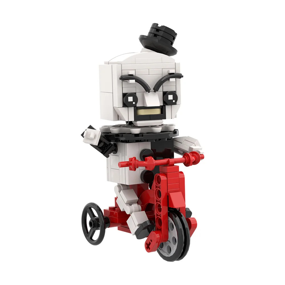 MOC 映画アートピエロビルディングブロックモデル黄色メガネ版クリスマスキャラクターレンガ組み立ておもちゃ子供のためのギフト