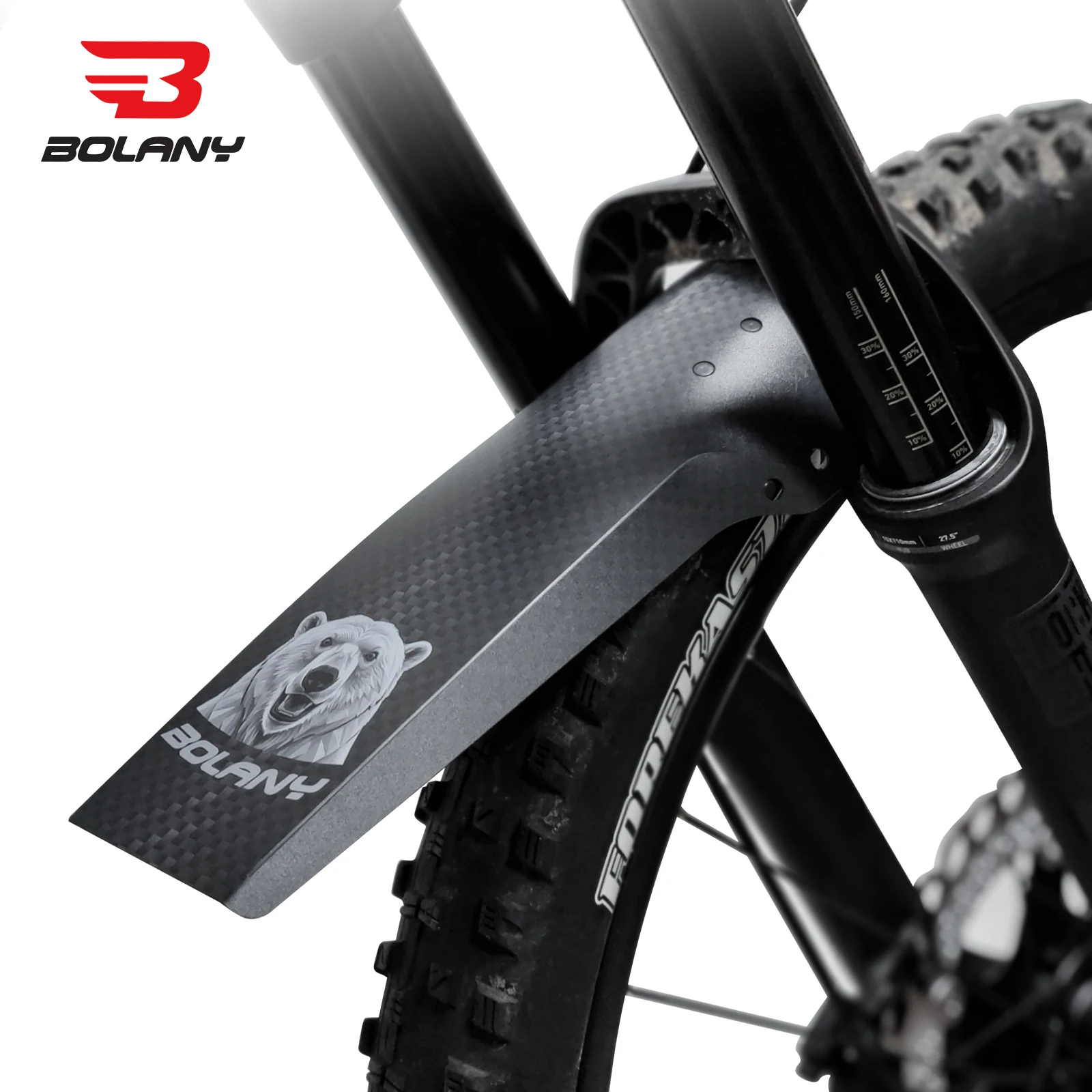 BOLANY Ultra-Light 25g Bike Mudguard Front/Rear Fenders Universal for MTB & Road Bicycle Tire Guard Cycling Accessories - view 3