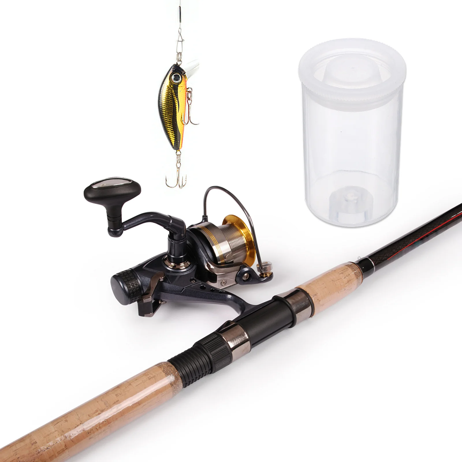 

30Pcs Lightweight Roll Film Storage Box Portable Fishing Lure Case Plastic Storage Box Plastic Bottles Bait Case