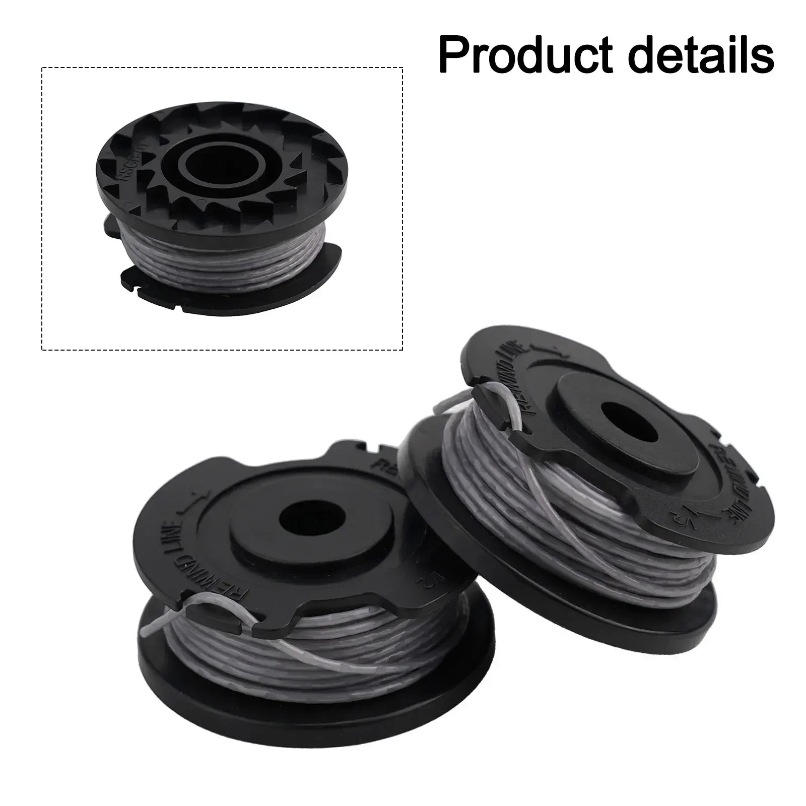 

2 Pcs Trimmer Line Line Spools 1.5mm*6m 24v 2pcs Accessories CLGT2425H Cordless For Spear & Jackson Garden Household Hot Sale