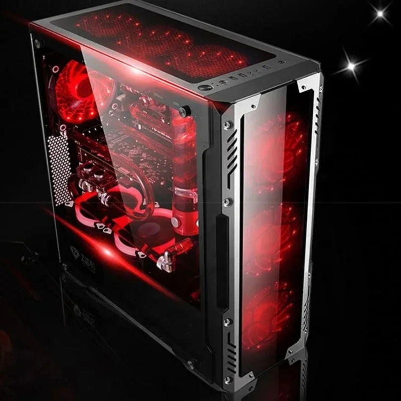 الجملة جزء الكمبيوتر الأساسية I7 22 "LED 16GB HDD SSD GTX 1060 6GB GPU VGA Win 10 ألعاب الكمبيوتر سطح المكتب OEM ODM وحدة نظام رخيصة