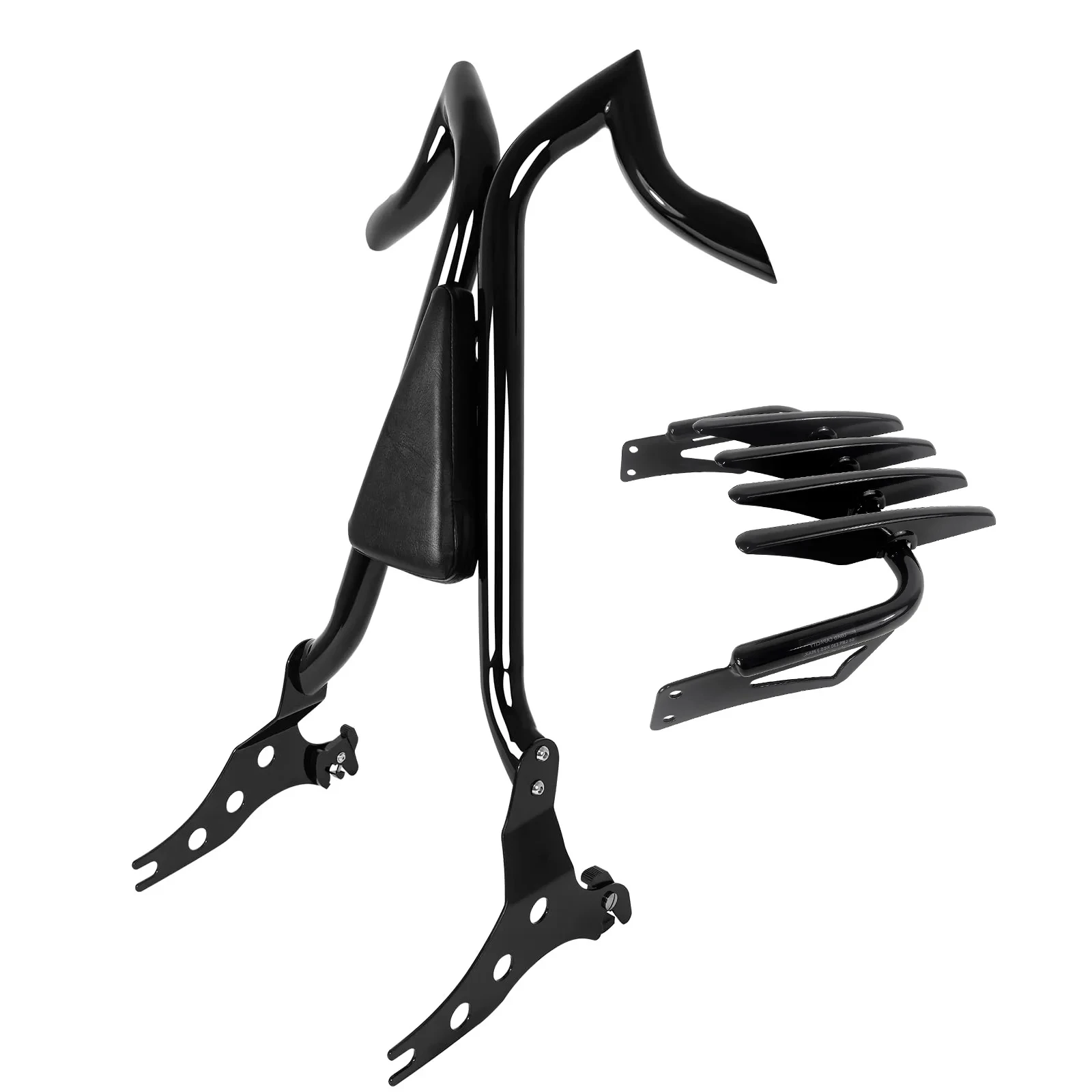 

Passenger Motorcycle Rear Backrest Sissy Bar With Luggage Rack For Harley Fat Boy 2018-2025 Breakout CVO 2013-2025