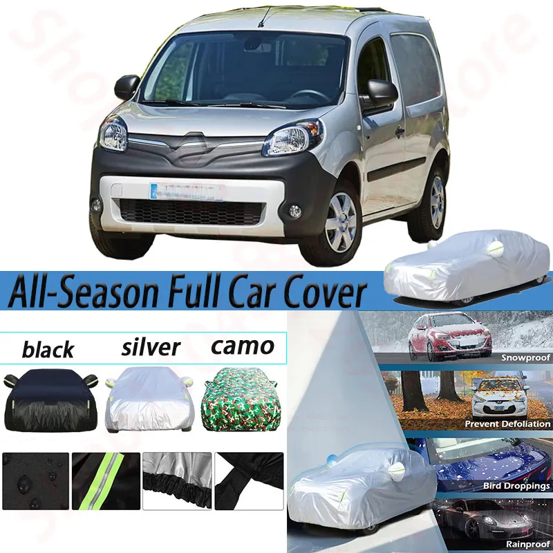 

Waterproof Car Covers Outdoor Anti-UV Sun Shade Rain Snow Resistant Cover Windproof For Renault Kangoo Express Maxi Compact Van
