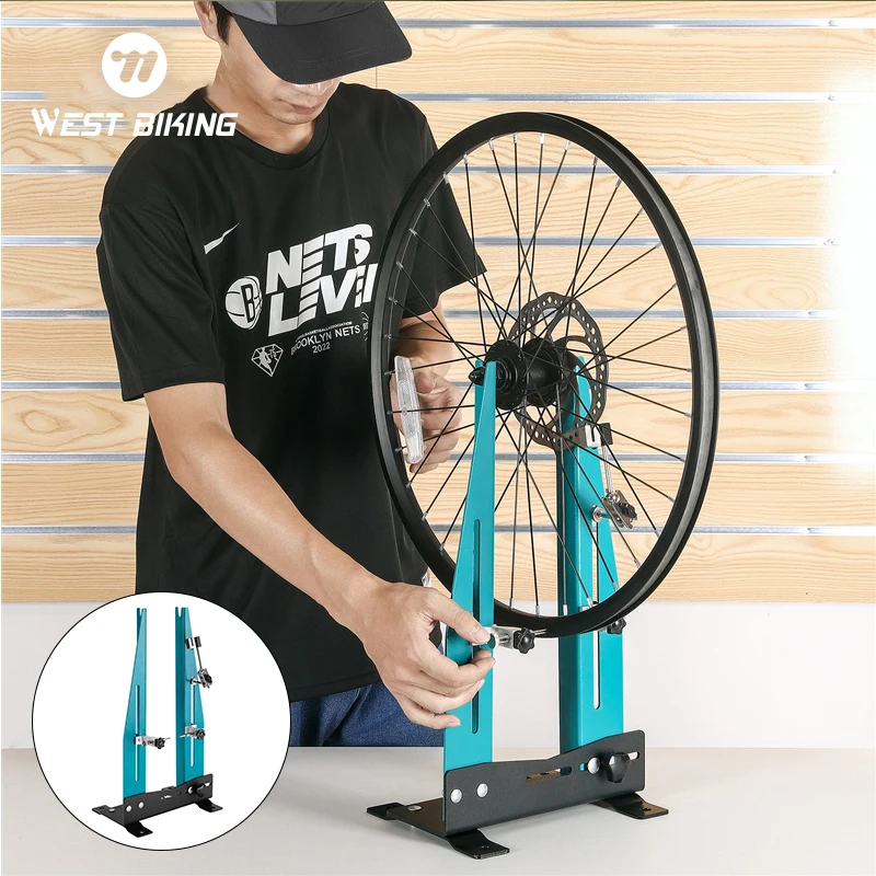 

WEST BIKING Professional Wheel Truing Stand High Carbon Steel Bike Adjustment Rims MTB Road Bike Wheel Set Bicycle Repair Tools