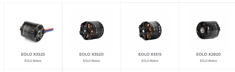 Sunnysky EOLO Fixwing X محرك بدون فرشاة X2814 X2820 X2826 X3515 X3520 X3525 X4115 X4120 550/500/400/480/520/410/465/230/430KV