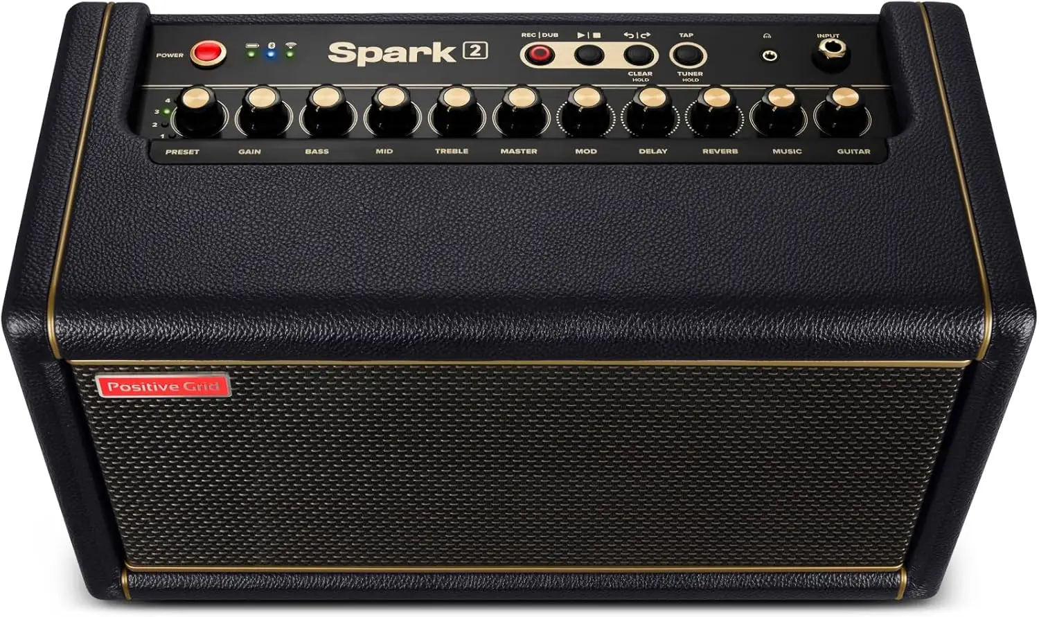 Grid Spark 2 50W Smart Guitar Practice Amp ومكبر صوت بلوتوث مع ميزات AI مدمجة وتطبيق ذكي للكهرباء