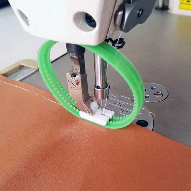 قدم مكبس أسطواني مزدوج الجوانب ، قدم مكبس حلقي بلاستيكي مسطح للسيارة ، يسار يمين ، جلد أحادي الجانب ، T350