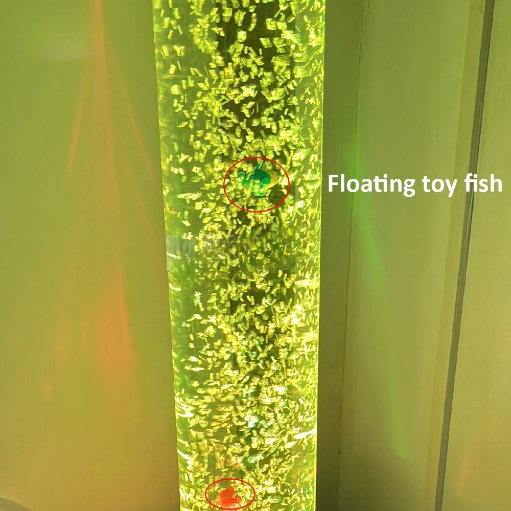 Lampu Gelembung LED Berubah Warna Tabung Ikan Gelembung Air Tabung Gelembung LED Sensorik