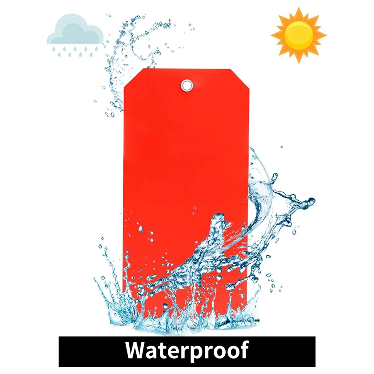 100 шт., пластиковые этикетки с проводами, 4/3/4 дюйма X 2/3/8 дюймов