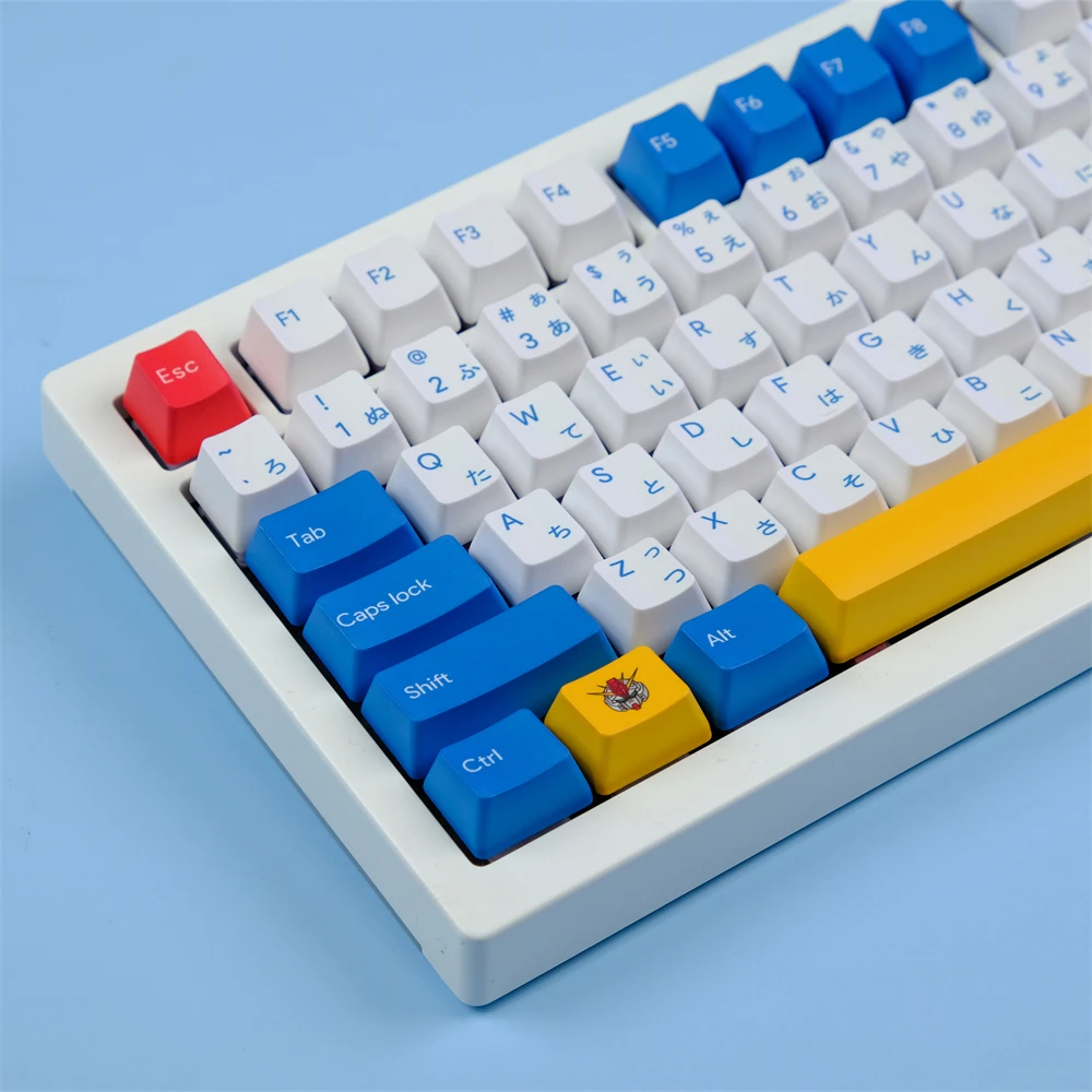 Clavier mécanique en PBT, 129 prédire, sans profil, sublimation de colorant, pour commutateur MX