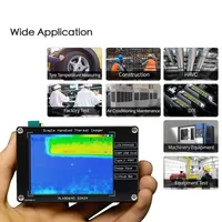 2.8inch TFT Display Mini Thermal Imaging Camera 32*24 Thermal Imager -40℃ to 300℃ Maximum Minimum Center Temperature Measurement